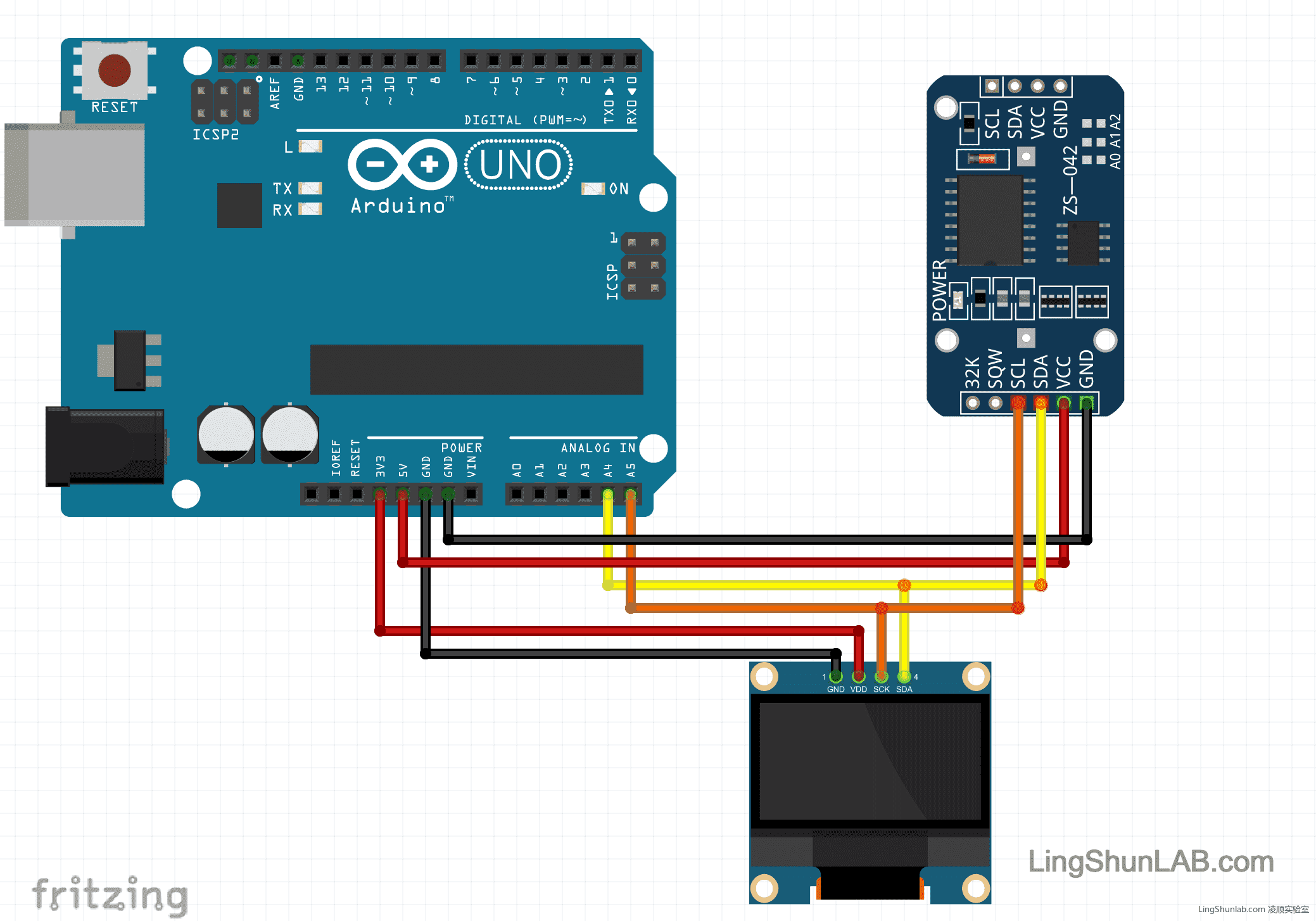 arduino-making-electronic-clock-wiring